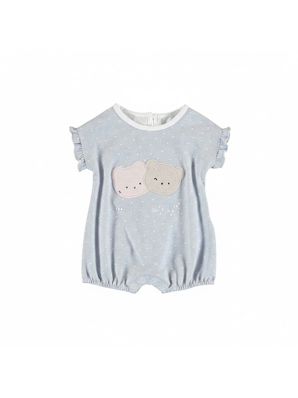 Mayoral Blue and Pink Baby Bodysuit